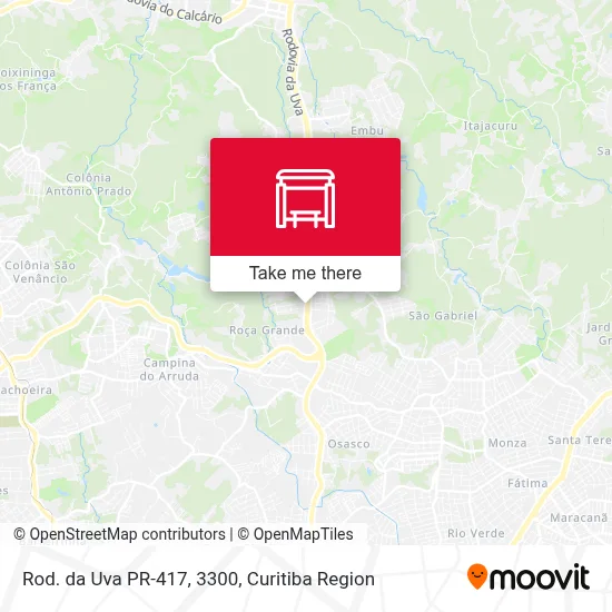 Rod. da Uva PR-417, 3300 map