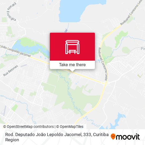Rod. Deputado João Lepoldo Jacomel, 333 map