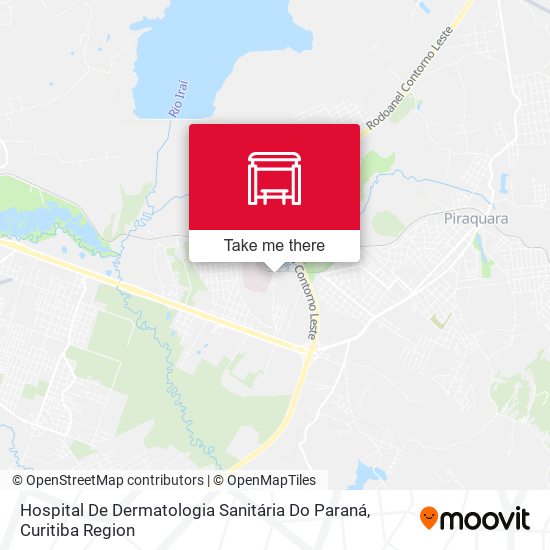 Mapa Hospital De Dermatologia Sanitária Do Paraná