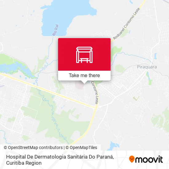 Hospital De Dermatologia Sanitária Do Paraná map