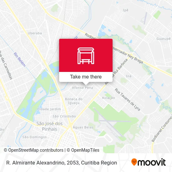 R. Almirante Alexandrino, 2053 map