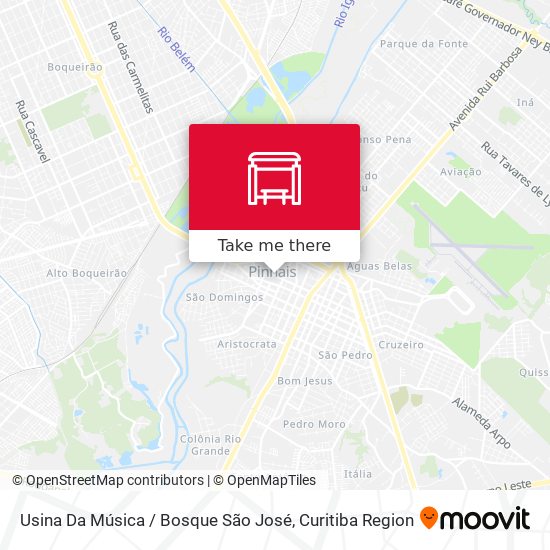 Usina Da Música / Bosque São José map