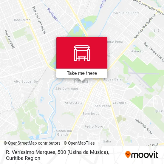 R. Veríssimo Marques, 500 (Usina da Música) map