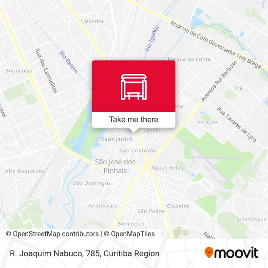 R. Joaquim Nabuco, 785 map