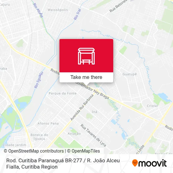 Rod. Curitiba Paranaguá BR-277 / R. João Alceu Fialla map