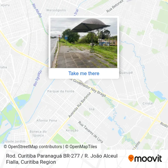 Rod. Curitiba Paranaguá BR-277 / R. João Alceul Fialla map