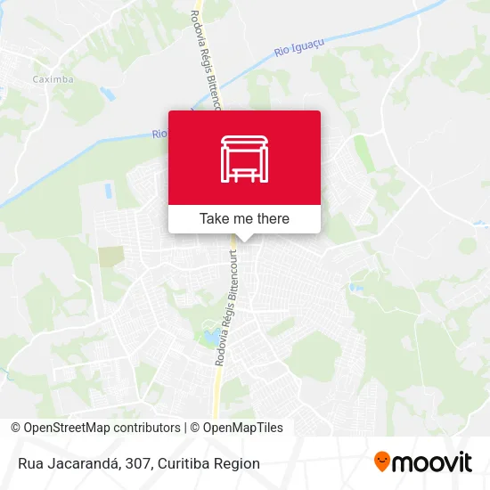 Rua Jacarandá, 307 map