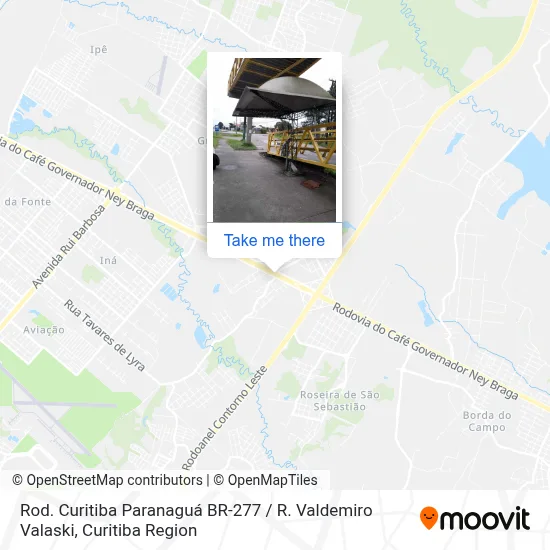 Rod. Curitiba Paranaguá BR-277 / R. Valdemiro Valaski map