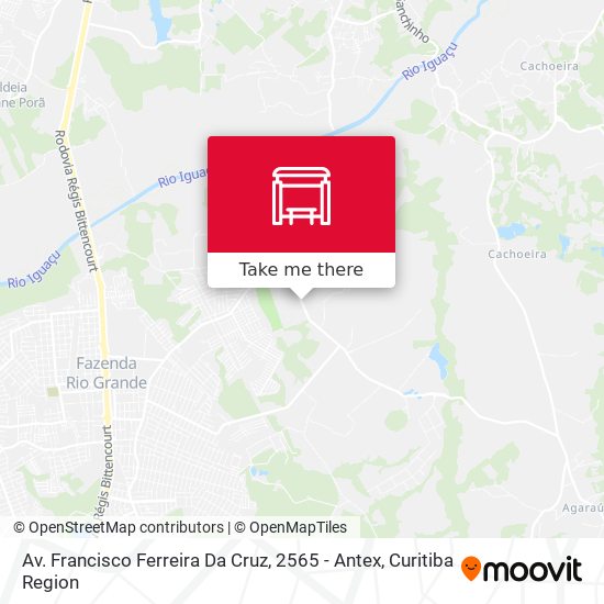 Mapa Av. Francisco Ferreira Da Cruz, 2565 - Antex