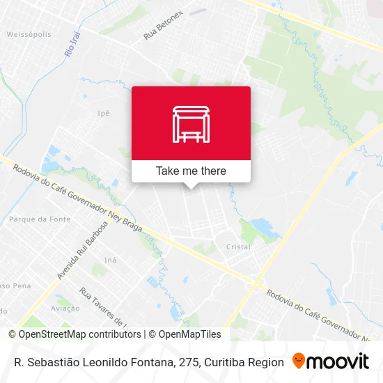 R. Sebastião Leonildo Fontana, 275 map