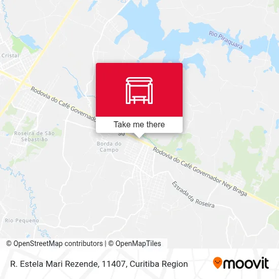 R. Estela Mari Rezende, 11407 map