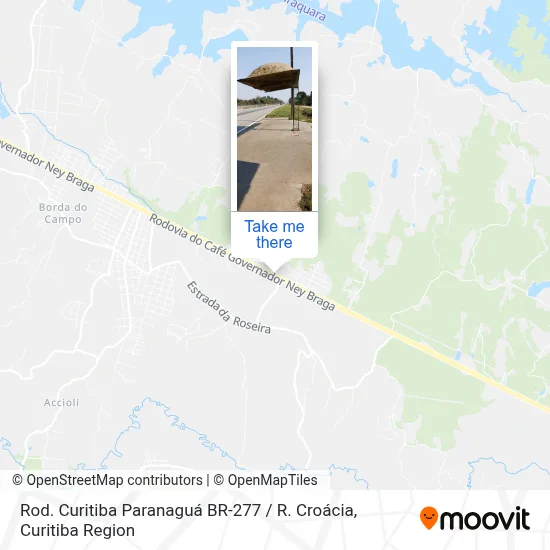 Rod. Curitiba Paranaguá BR-277 / R. Croácia map