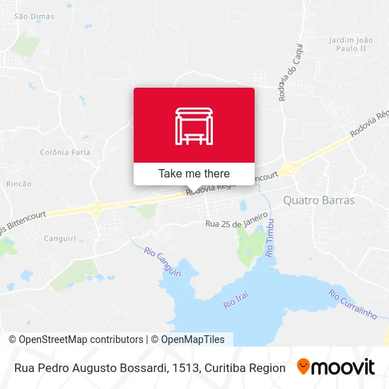 Rua Pedro Augusto Bossardi, 1513 map