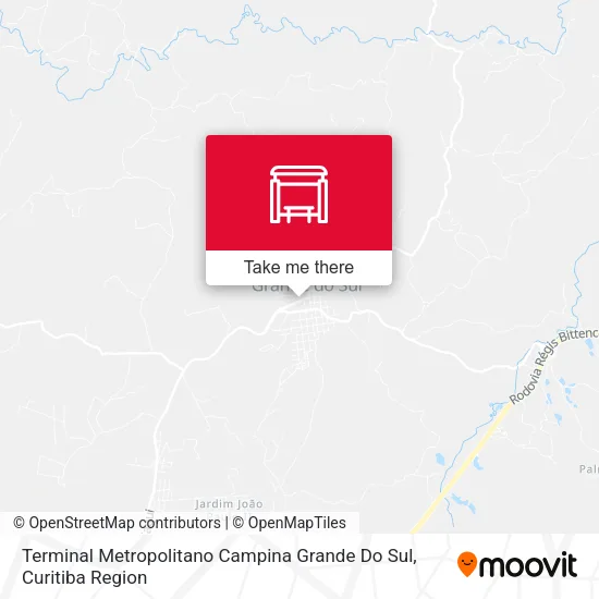 Terminal Metropolitano Campina Grande Do Sul map