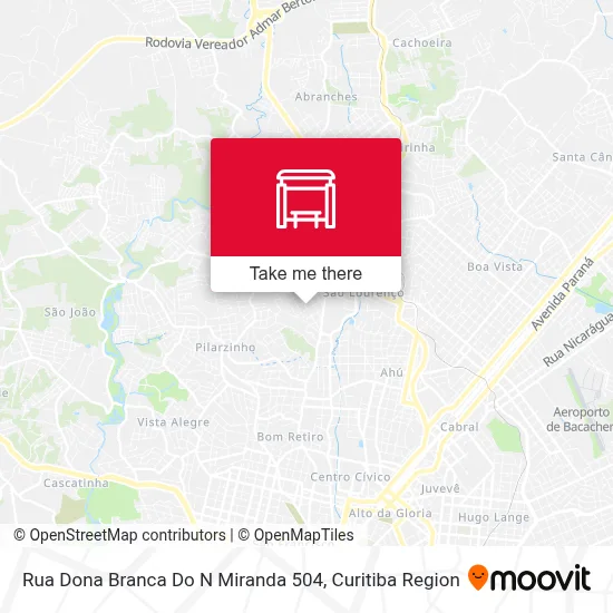 Rua Dona Branca Do N Miranda 504 map
