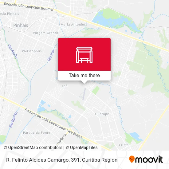 R. Felinto Alcides Camargo, 391 map