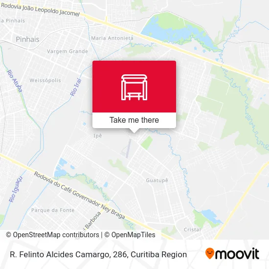 R. Felinto Alcides Camargo, 286 map