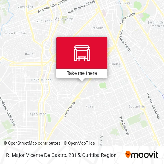 R. Major Vicente De Castro, 2315 map