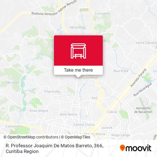 Mapa R. Professor Joaquim De Matos Barreto, 366