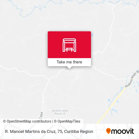 R. Manoel Martins da Cruz, 75 map