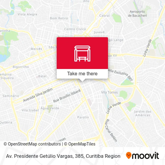 Av. Presidente Getúlio Vargas, 385 map