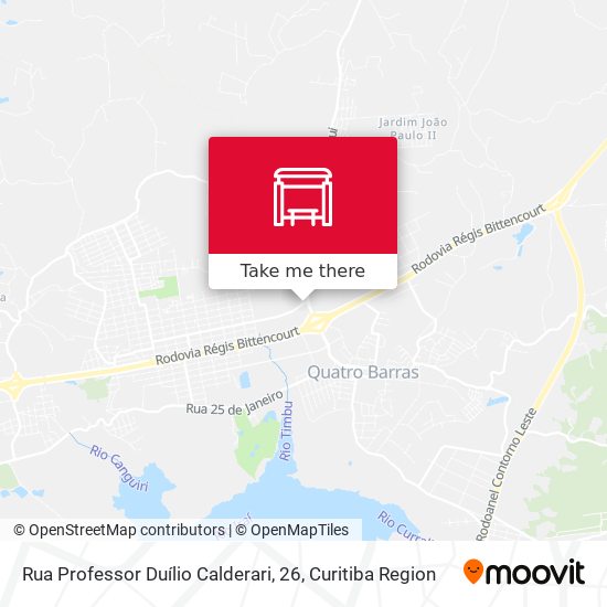 Rua Professor Duílio Calderari, 26 map