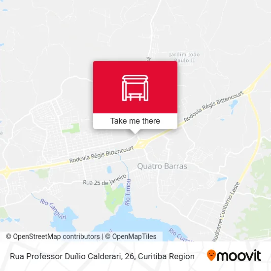 Rua Professor Duílio Calderari, 26 map