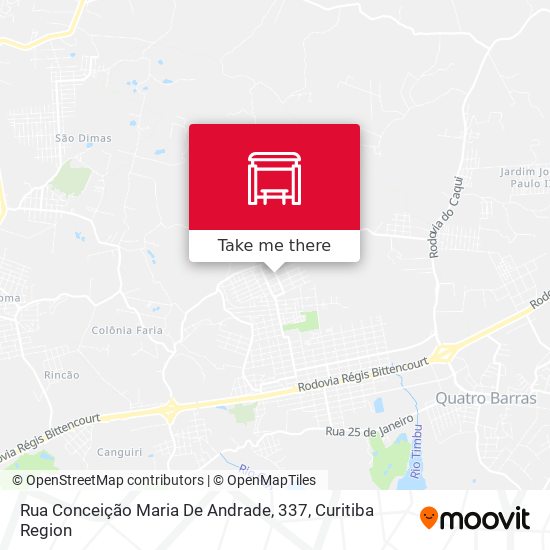 Rua Conceição Maria De Andrade, 337 map
