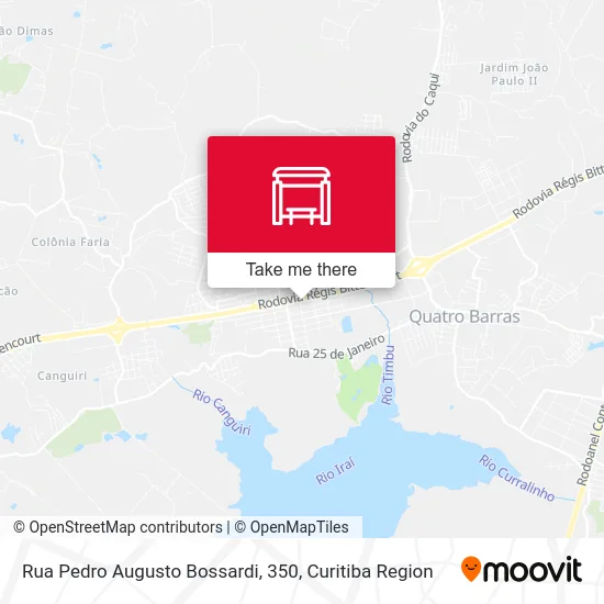 Rua Pedro Augusto Bossardi, 350 map