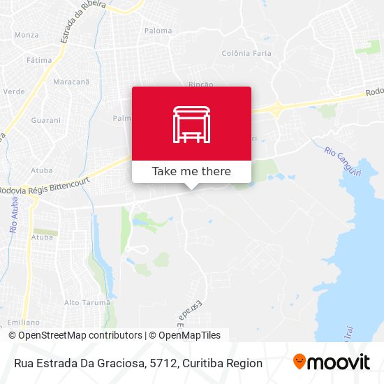 Rua Estrada Da Graciosa, 5712 map