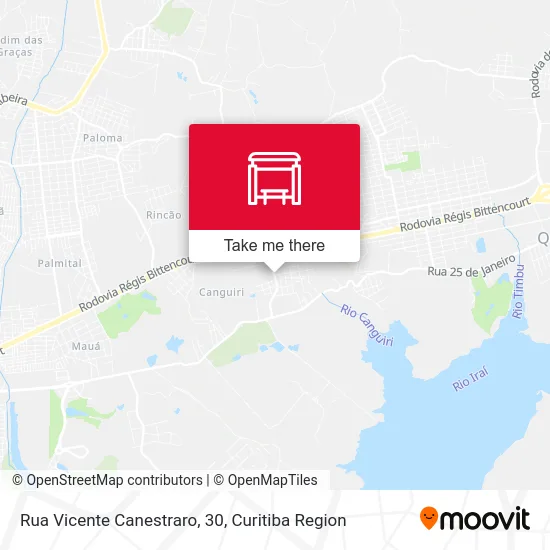 Rua Vicente Canestraro, 30 map