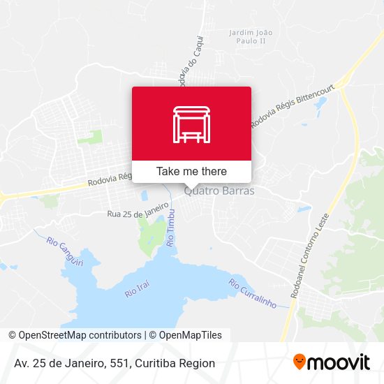 Av. 25 de Janeiro, 551 map