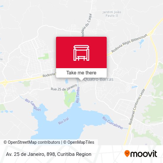 Av. 25 de Janeiro, 898 map