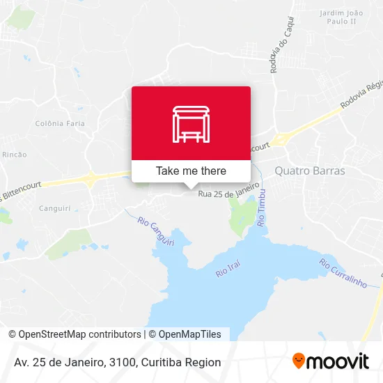 Av. 25 de Janeiro, 3100 map