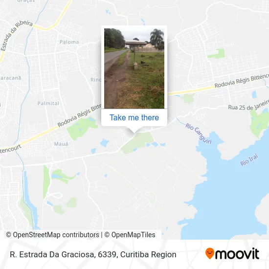 R. Estrada Da Graciosa, 6339 map
