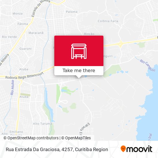 Rua Estrada Da Graciosa, 4257 map