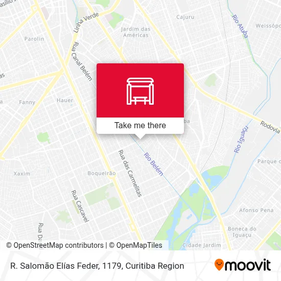 R. Salomão Elías Feder, 1179 map