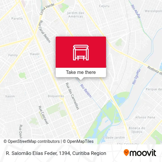 R. Salomão Elías Feder, 1394 map