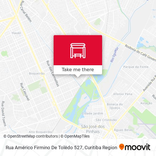 Rua Américo Firmino De Tolêdo 527 map