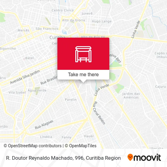 R. Doutor Reynaldo Machado, 996 map