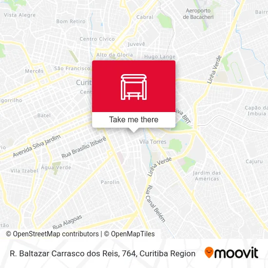 R. Baltazar Carrasco dos Reis, 764 map