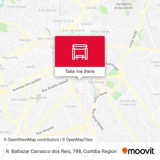 R. Baltazar Carrasco dos Reis, 788 map