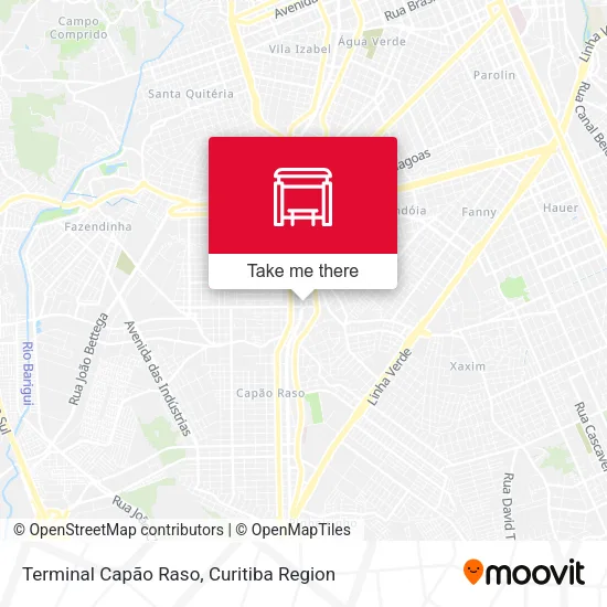 Terminal Capão Raso map