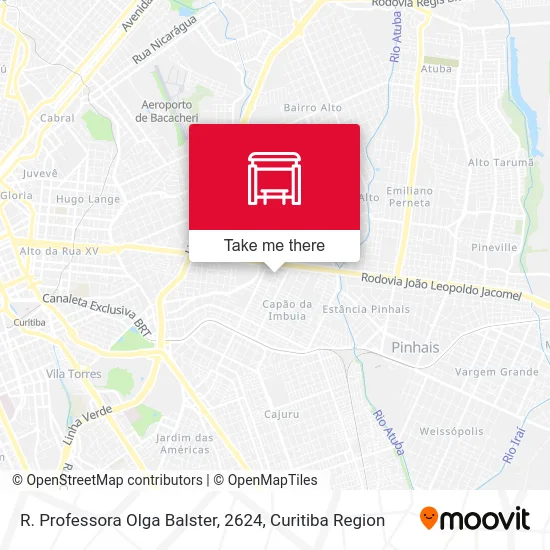 R. Professora Olga Balster, 2624 map