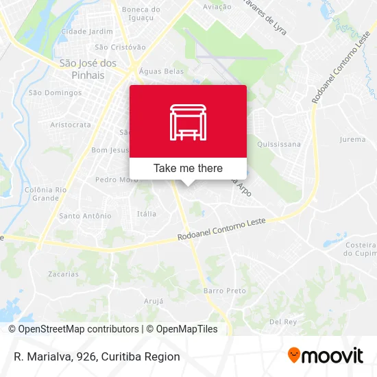 R. Marialva, 926 map