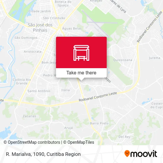 R. Marialva, 1090 map