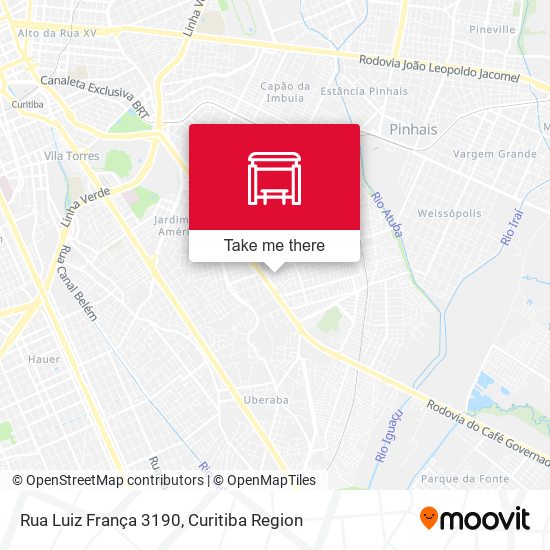 Rua Luiz França 3190 map