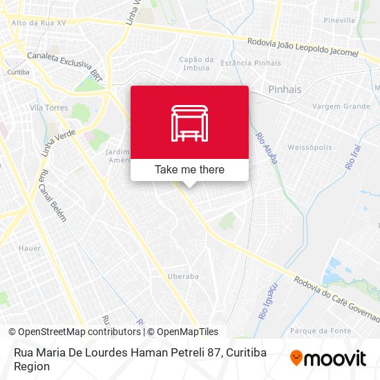 Rua Maria De Lourdes Haman Petreli 87 map