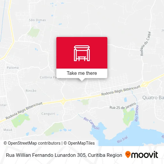 Rua Willian Fernando Lunardon 305 map