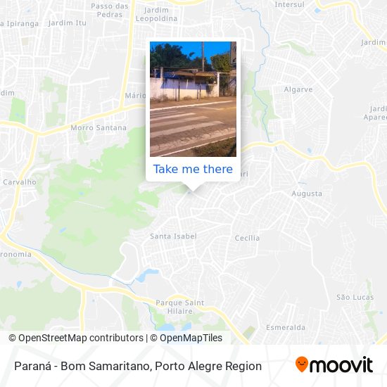 Paraná - Bom Samaritano map